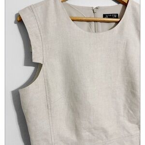 J. Crew Light Tan Sleeveless Dress - Size 0